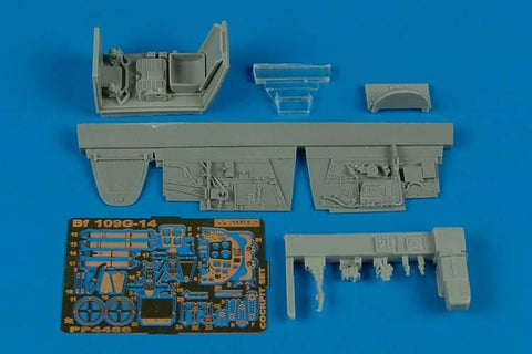 Aires 4486 1/48 Bf 109G-14 cockpit set (For ACADEMY)