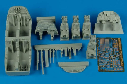 Aires 4487 1/48 EA-6B Prowler ICAP-2 cockpit set - (late version) (For KINETIC)