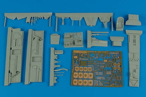 Aires 4498 1/48 Ar 196A-3/A-4 cockpit set (For ITALERI)