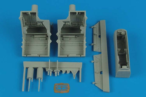 Aires 4500 1/48 F/A-22A Raptor wheel bays (For HASEGAWA)