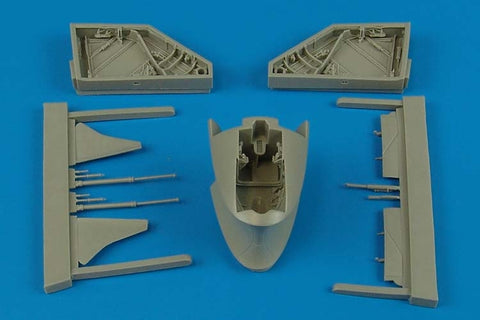 Aires 4501 1/48 MiG-17F Fresco C wheel bays (For HOBBY BOSS)