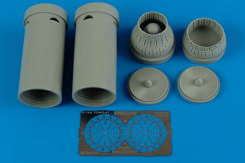 Aires 4527 1/48 F-14A Tomcat exhaust nozzles - varied position (For ACADEMY)
