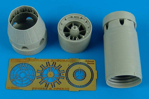 Aires 4556 1/48 Mirage 2000C/B/D/N exhaust nozzle - closed position (For KINETIC)