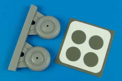 Aires 4561 1/48 Fw 189 wheels & paint masks (For GWH)