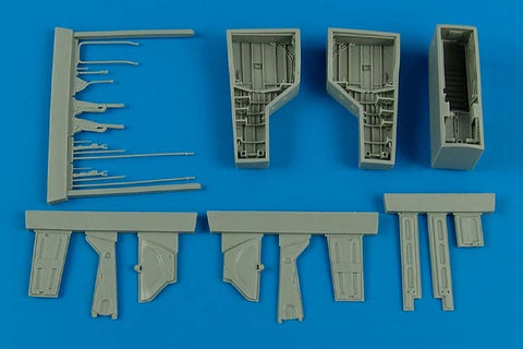 Aires 4584 1/48 T-28 Trojan wheel bays (For RODEN)