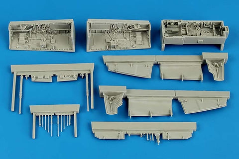 Aires 4595 1/48 Sepecat Jaguar wheel bays (For KITTY HAWK)