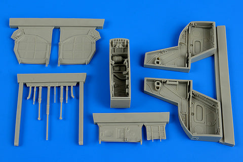 Aires 4632 1/48 Kfir C2/C7 wheel bays (For KINETIC)