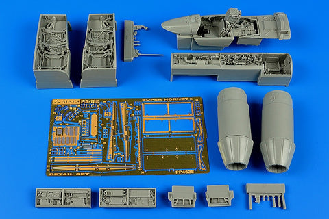 Aires 4635 1/48 F/A-18E Super Hornet detail set (For HASEGAWA)
