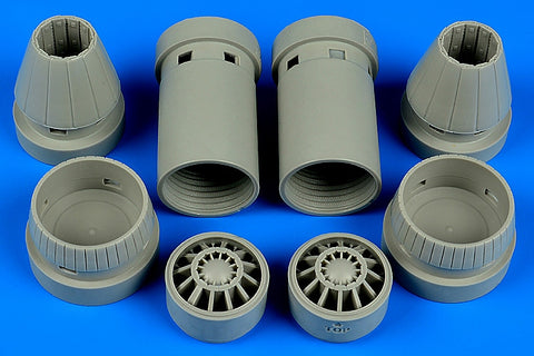 Aires 4641 1/48 F/A-18E Super Hornet exhaust nozzles - closed position (For REVELL)