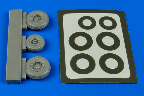 Aires 4643 1/48 Cessna A-37 wheels & paint masks (For TRUMPETER)