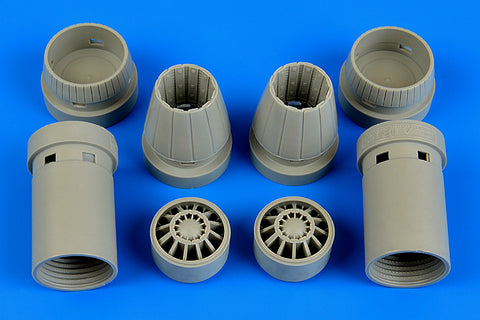 Aires 4644 1/48 F/A-18E Super Hornet exhaust nozzles - opened position (For REVELL)