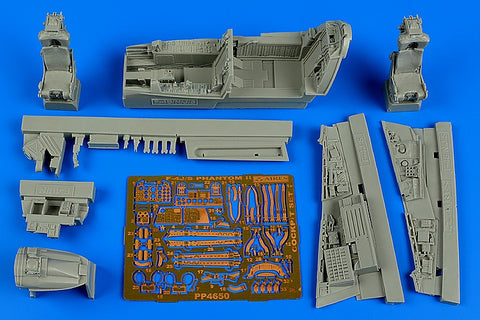 Aires 4650 1/48 F-4J/S Phantom II cockpit set (For ACADEMY)