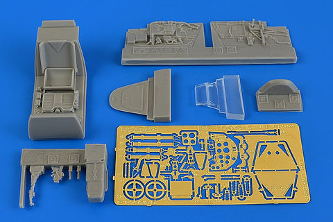 Aires 4698 1/48 Bf 109G-5 (late) cockpit set (For EDUARD)