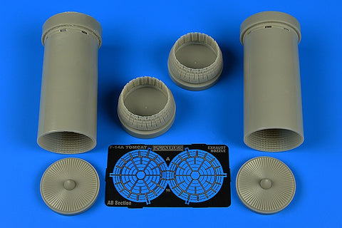 Aires 4708 1/48 F-14A Tomcat exhaust nozzles - opened (For TAMIYA)