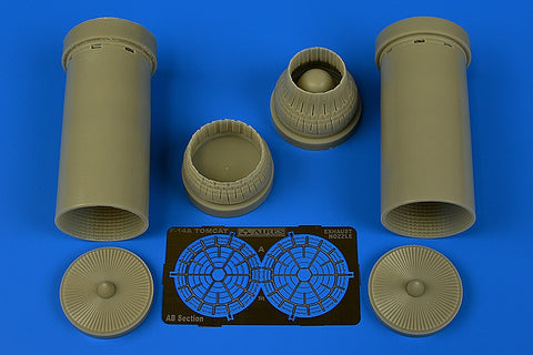 Aires 4713 1/48 F-14A Tomcat exhaust nozzles - varied (For TAMIYA)