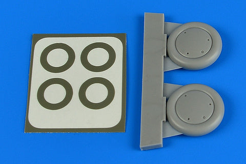 Aires 4717 1/48 Gloster Gladiator wheels & paint masks (For RODEN/EDUARD)