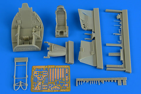 Aires 4725 1/48 SAAB J-29 Tunnan cockpit set (For PILOT REPLICAS)
