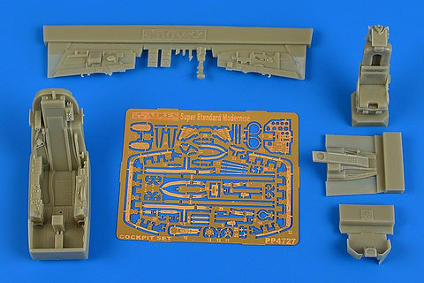 Aires 4727 1/48 Super Etendart SEM cockpit set (For KINETIC)