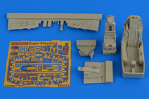 Aires 4741 1/48 Super Etendart SUE cockpit set (For KINETIC)