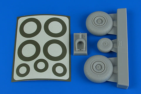 Aires 4789 1/48 Do 217 wheels & paint masks (For ICM)