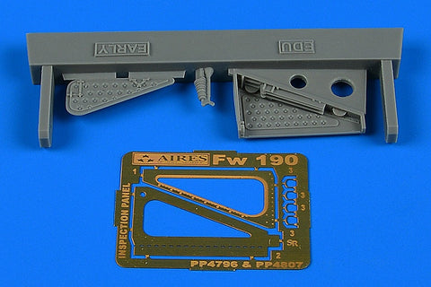 Aires 4796 1/48 Fw 190 inspection panel - early v. (For EDUARD)