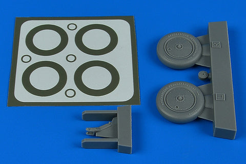 Aires 4799 1/48 I-153 wheels & paint masks (For ICM/HASEGAWA)