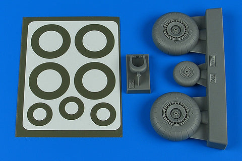 Aires 4804 1/48 Do 217N wheels & paint masks - late A (For ICM)