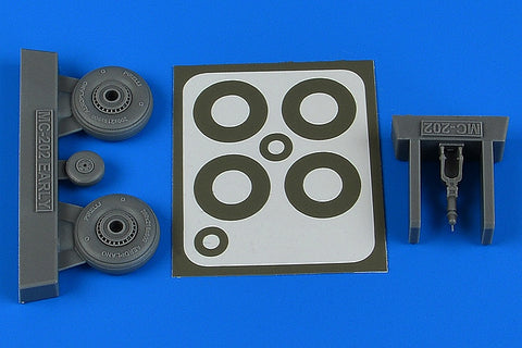 Aires 4808 1/48 Macchi Mc.202 - early wheels & paint masks (For HAS/EDU)