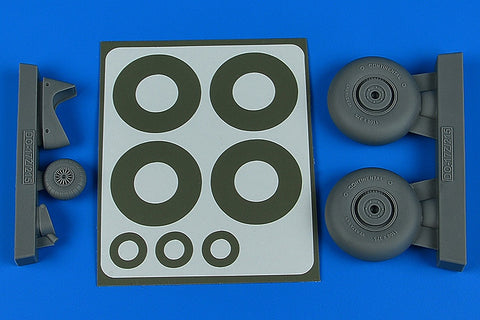 Aires 4816 1/48 Do 215 wheels & paint masks (For ICM)
