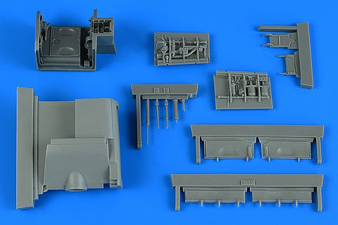 Aires 4872 1/48 Harrier T.2/T.4/T.8 wheel bay (For KINETIC)