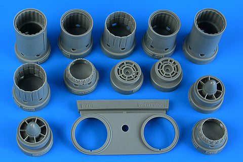 Aires 4877 1/48 RA-5C Vigilante exhaust nozzles - late (For TRUMPETER)