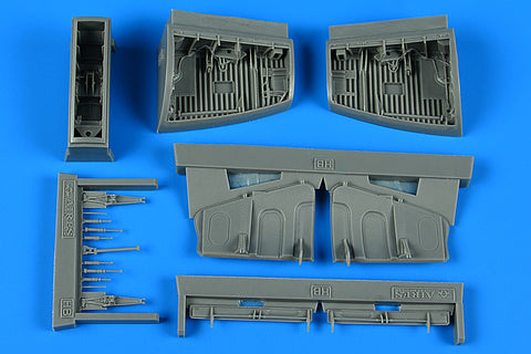 Aires 4879 1/48 SAAB J 29 Tunnan wheel bay (For HOBBY BOSS)
