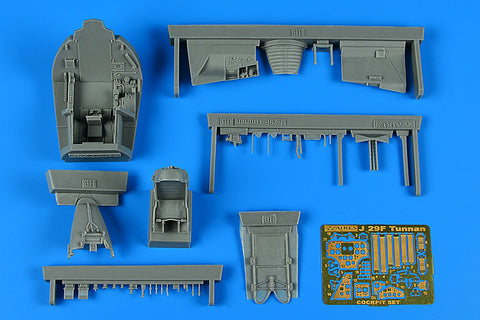 Aires 4880 1/48 SAAB J 29F Tunnan cockpit set (For HOBBY BOSS)