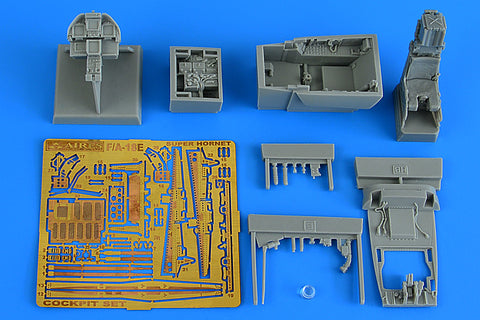 Aires 4895 1/48 F/A-18E Super Hornet cockpit set (For HOBBY BOSS)