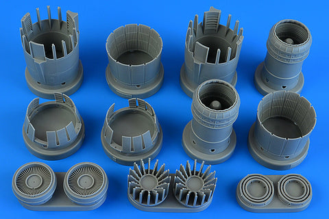 Aires 4898 1/48 SR-71A Blackbird exhaust nozzles - opened (For REVELL)