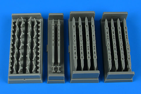 Aires 4901 1/48 Su-25 Frogfoot wing pylons - late (For ZVEZDA)