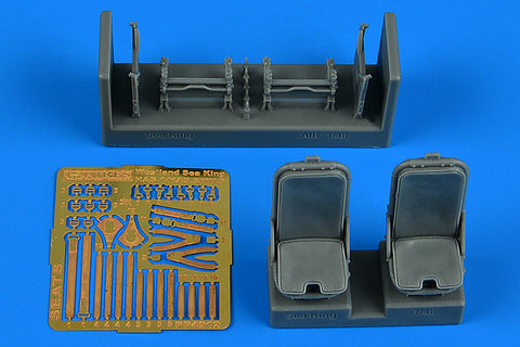 Aires 4912 1/48 Westland Sea King HAS.1/HAS.5/HU.5 pilot & co-pilot seats (For AIRFIX)