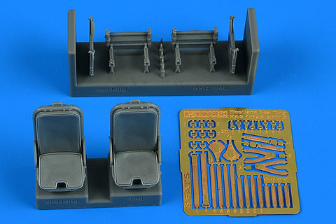 Aires 4914 1/48 Sea King HAR Mk.3/5/AEW Mk.2A pilot & co-pilot seats (For HASEGAWA)