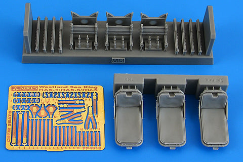 Aires 4918 1/48 Westland Sea King HAS.1/HAS.5/HU.5 crew seats (For AIRFIX)