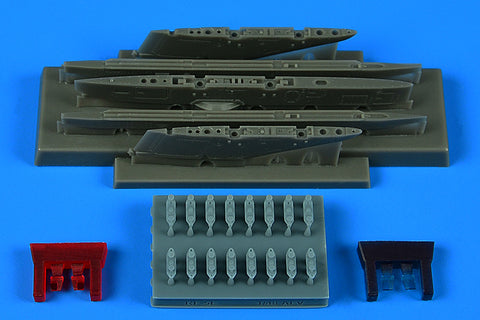 Aires 4919 1/48 RF-5E Tiger II pylons & missile launchers (For AFV CLUB)