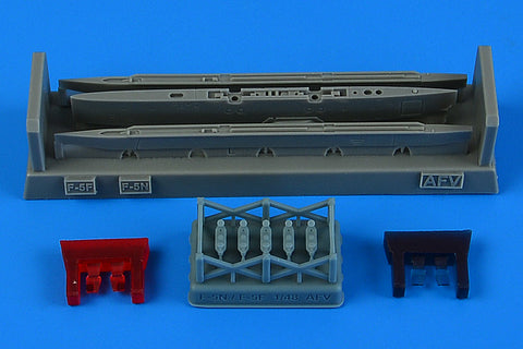 Aires 4923 1/48 F-5F/N Tiger II pylons & missile launchers (For AFV CLUB)