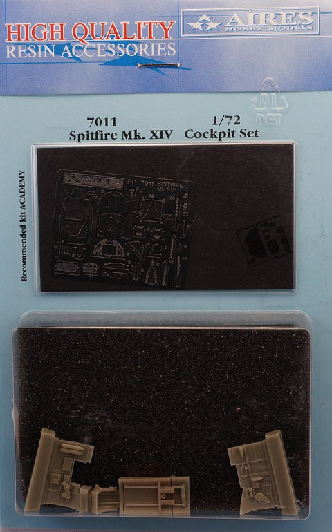 Aires 7011 1/72 Spitfire Mk. XIV cockpit set (For ACADEMY)