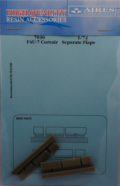 Aires 7030 1/72 F4U-7 Corsiar flaps (For ITALERI)