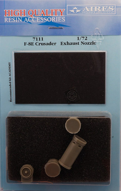 Aires 7111 1/72 F-8 Crusader exhaust nozzle (For ACADEMY)