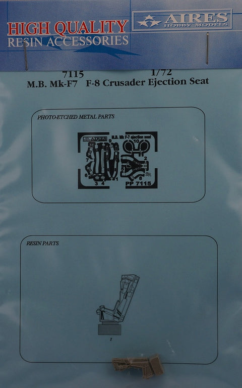 Aires 7115 1/72 M. B. Mk F7 ejection seat - (for F-8 versions)