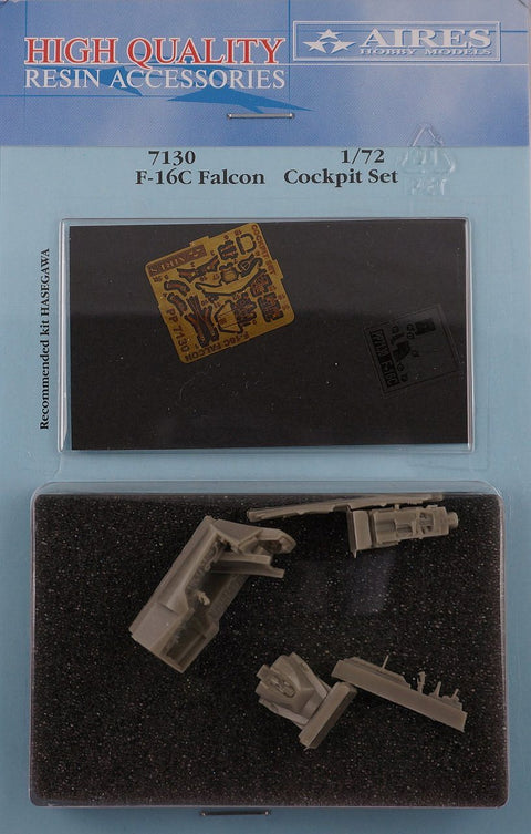 Aires 7130 1/72 F-16C Fighting Falcon cockpit set (For HASEGAWA)