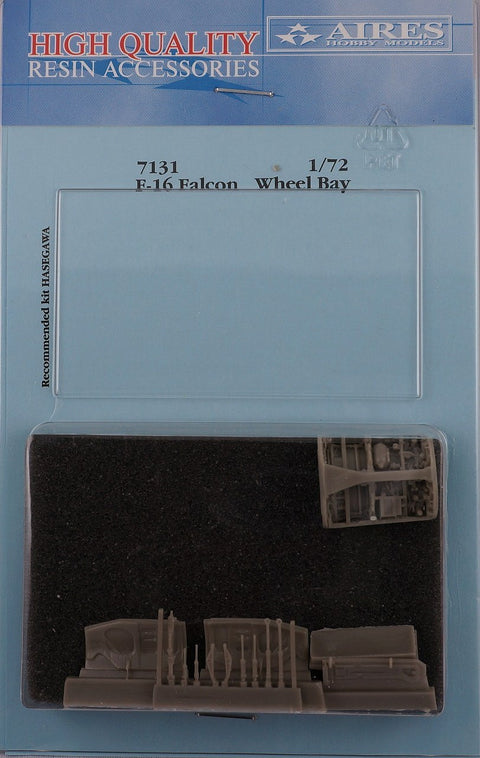 Aires 7131 1/72 F-16 Fighting Falcon wheel bays (For HASEGAWA)