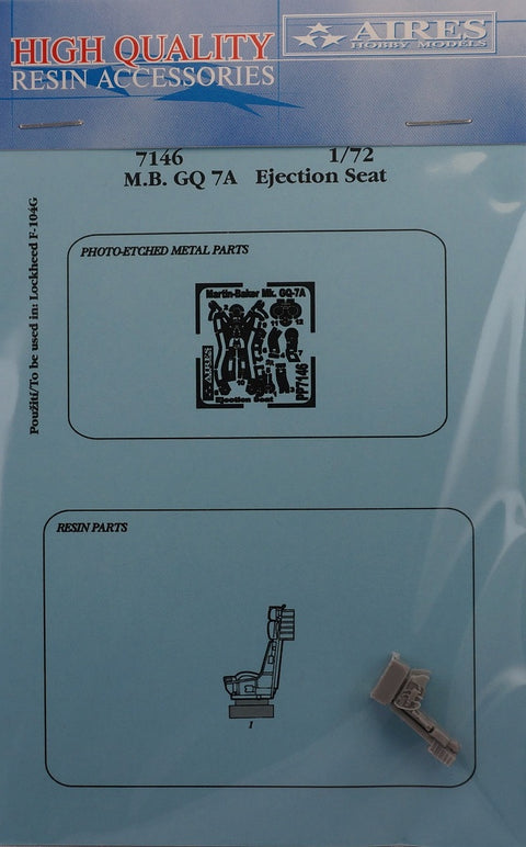 Aires 7146 1/72 M. B. GQ-7A ejection seat - (for F-104G)