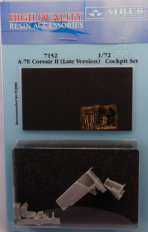 Aires 7152 1/72 A-7E Corsair II cockpit set - (late version) (For FUJIMI)