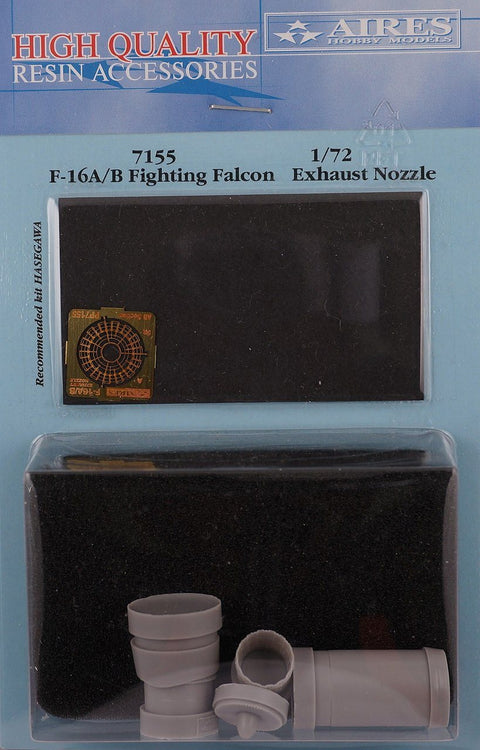 Aires 7155 1/72 F-16A/B Fighting Falcon exhaust nozzle (For HASEGAWA)